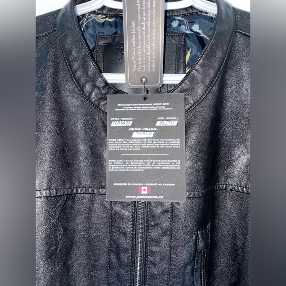 Vegan faux leather jacket - Picture 3 of 3